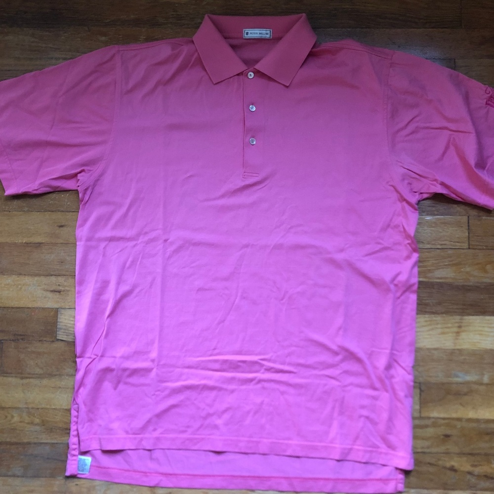 Peter Millar The Legends Hot Pink Collared Polo